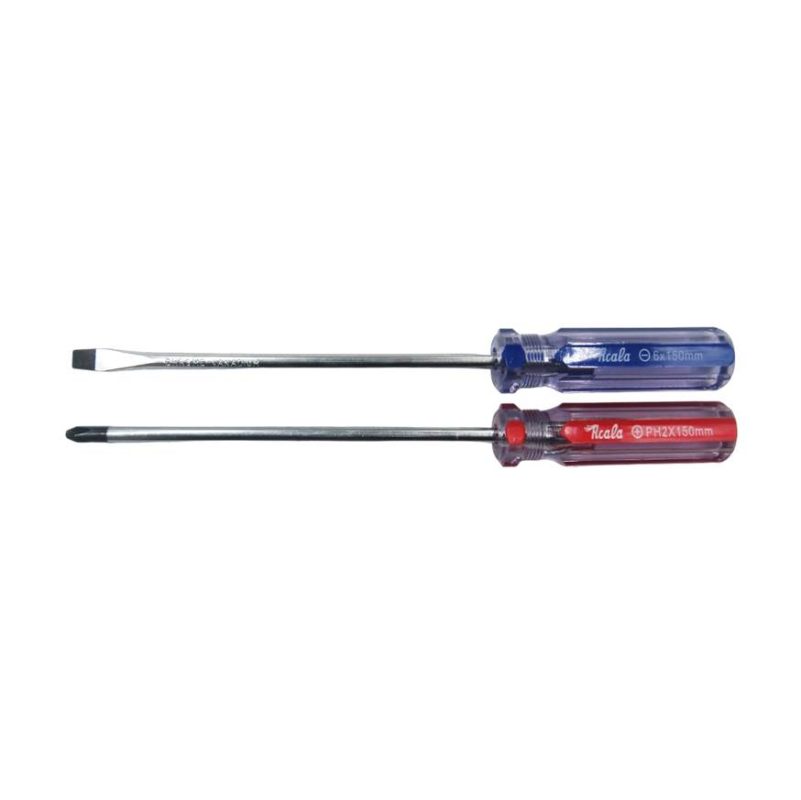 S/DRIVER PLASTIC HANDLE 6.0X100MM SLOTTED