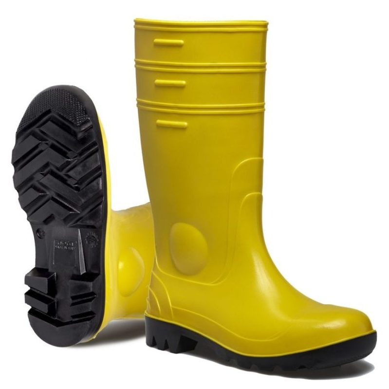 BOOTS RUBBER WITH STEEL TOE LONG SIZE UK 10.5(29CM)