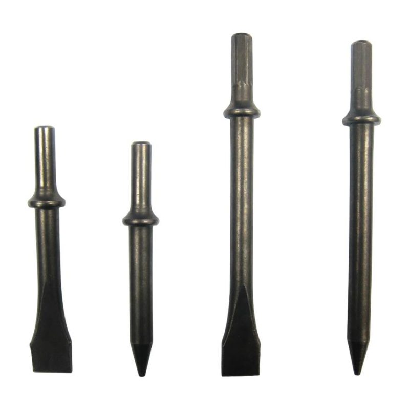 CHISEL FLAT HEX SHANK FOR PNEUMATIC CHIPPING HAMMER