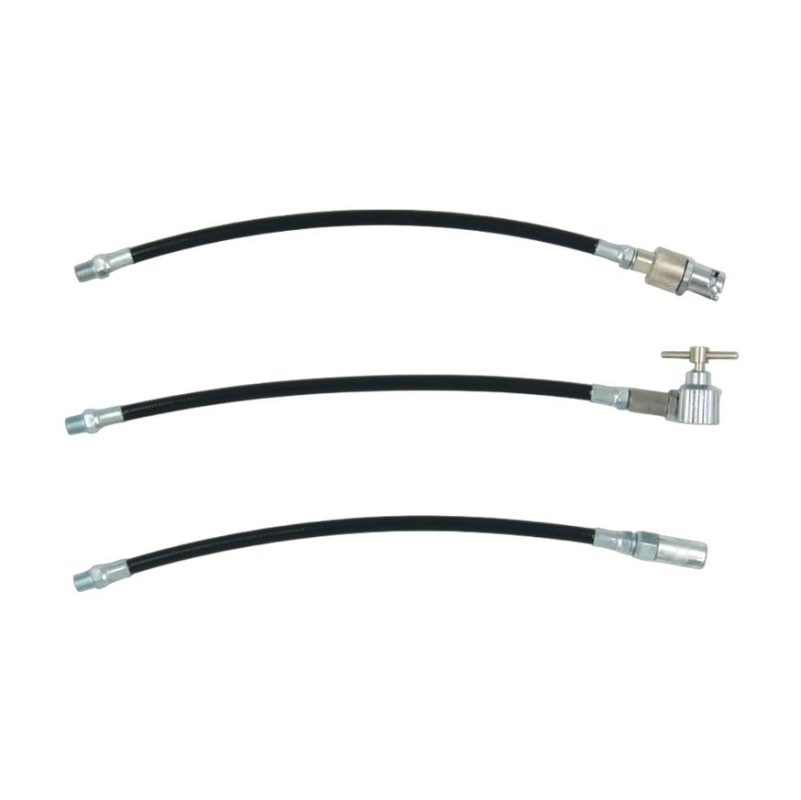 FLEXIBLE EXTENSION HOSE FOR PIN TYPE NIPPLE
