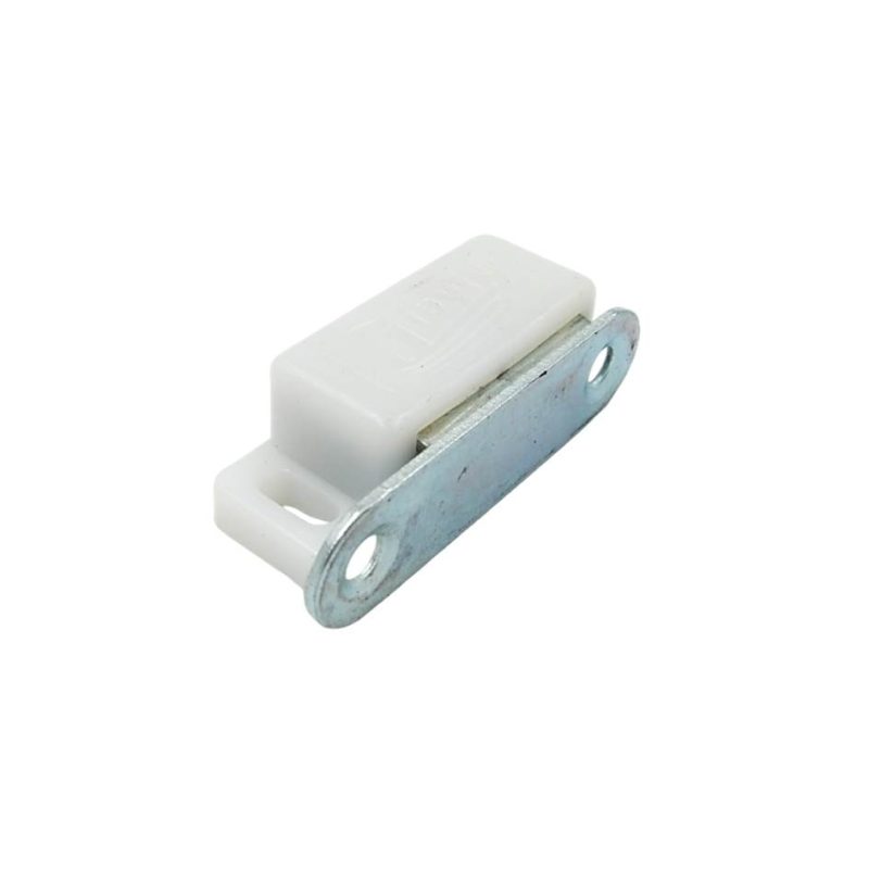 MAGNETIC CATCH PLASTIC WHITE