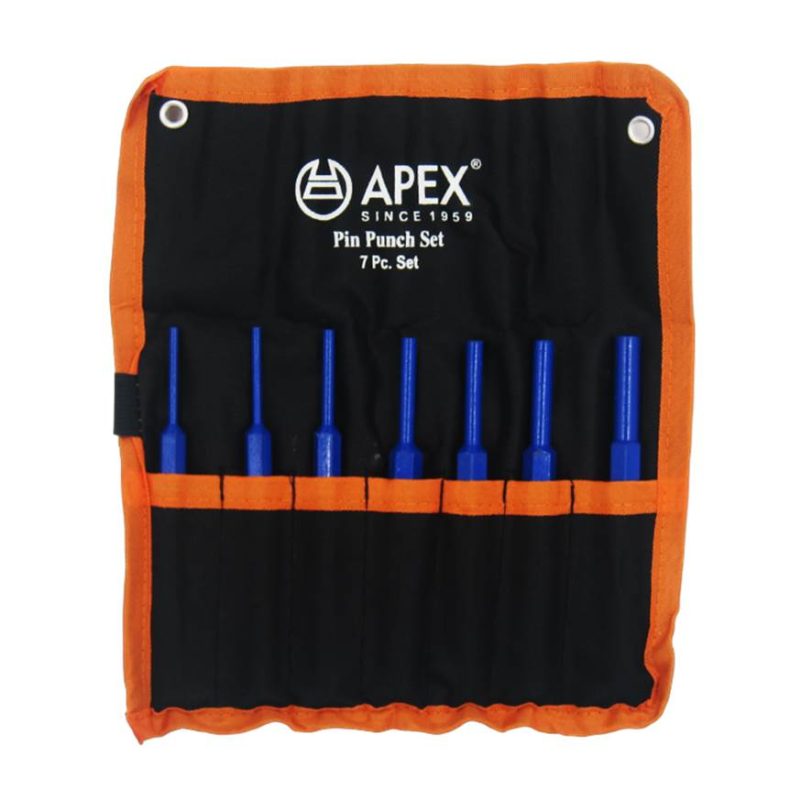 PIN PUNCH SET COMBINATION 2.5-10MM 150MM 8'S