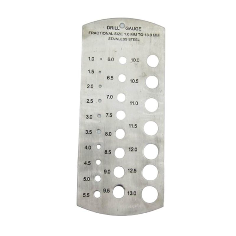 DRILL GAUGE 1-13MM 0.5MM INTERVAL