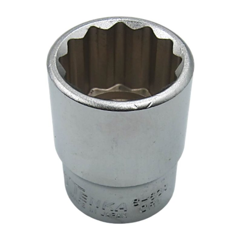 SOCKET WRENCH 12-POINT19MM/SQ DRIVEX30MM (1-3/16")