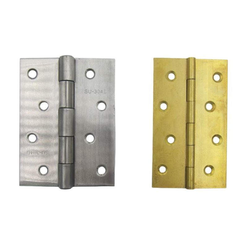 BUTT HINGES FOR CABIN DOOR BRASS L100X70MM