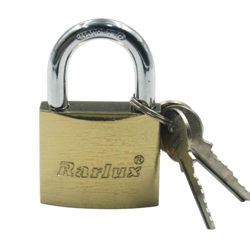 PADLOCK CYLINDER BRASS 40MM WITH 3 KEYS