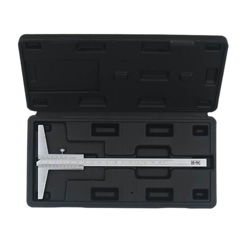 VERNIER DEPTH GAUGE STAINLESS STEEL 250MM
