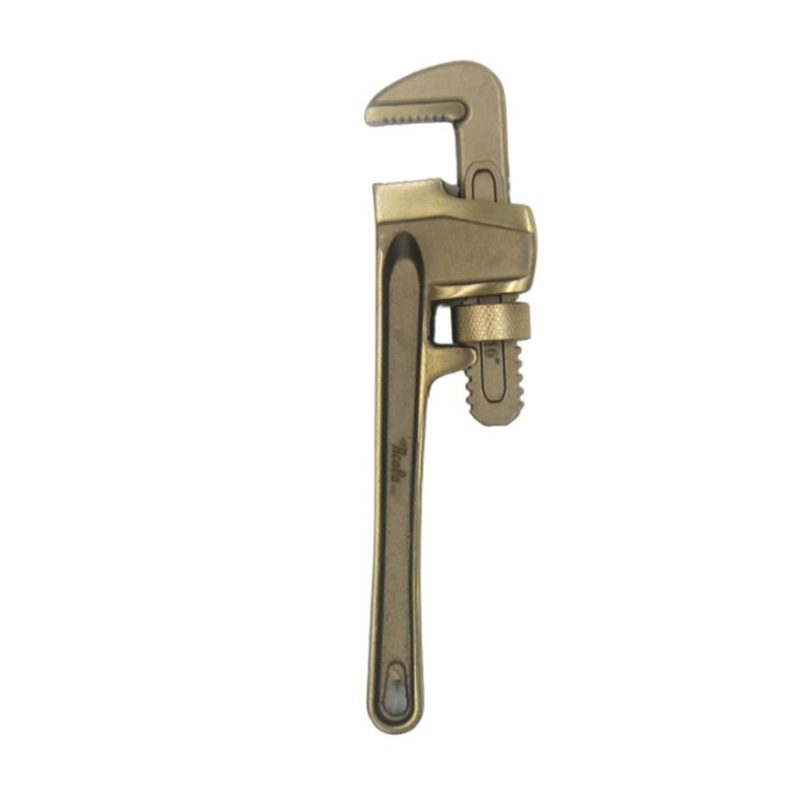 NON-SPARK STRAIGHT PIPE WRENCH SPECIAL ALUMINIUM BRONZE 200MM