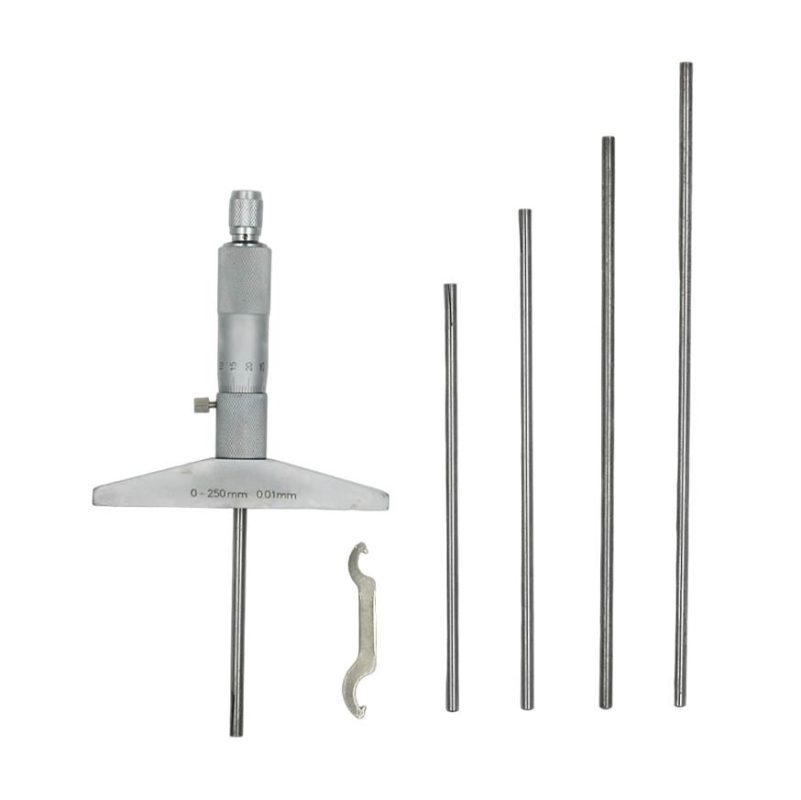 DEPTH MICROMETER 0-25MM BASE SIZE 65.3X16MM
