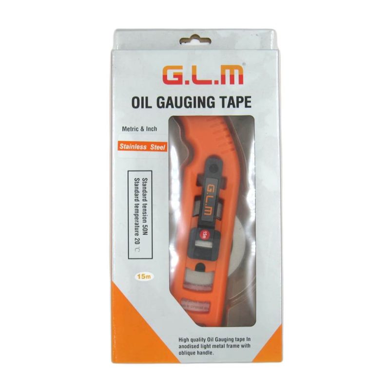 OIL GAUGING TAPE STEEL BLACK 15MTR/50'